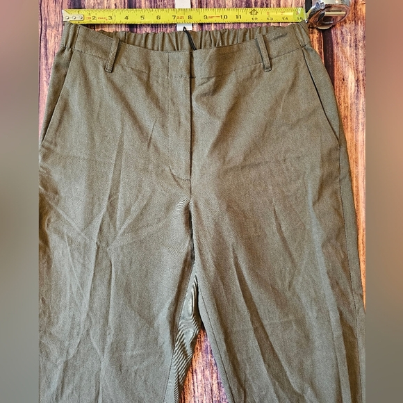 Banana Republic Women's Size Medium Green Slim Taper Trouser Pants Hi-Rise NWT - Picture 5 of 10